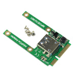 ミニPCI-Eカードスロット拡張 MPCIEからUSB 2.0インターフェースアダプターライザーカード