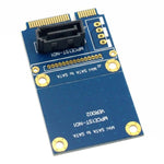 MINI SATAから7ピンSATA ミニPCI-E HDDハードディスクドライブ拡張アダプターカード