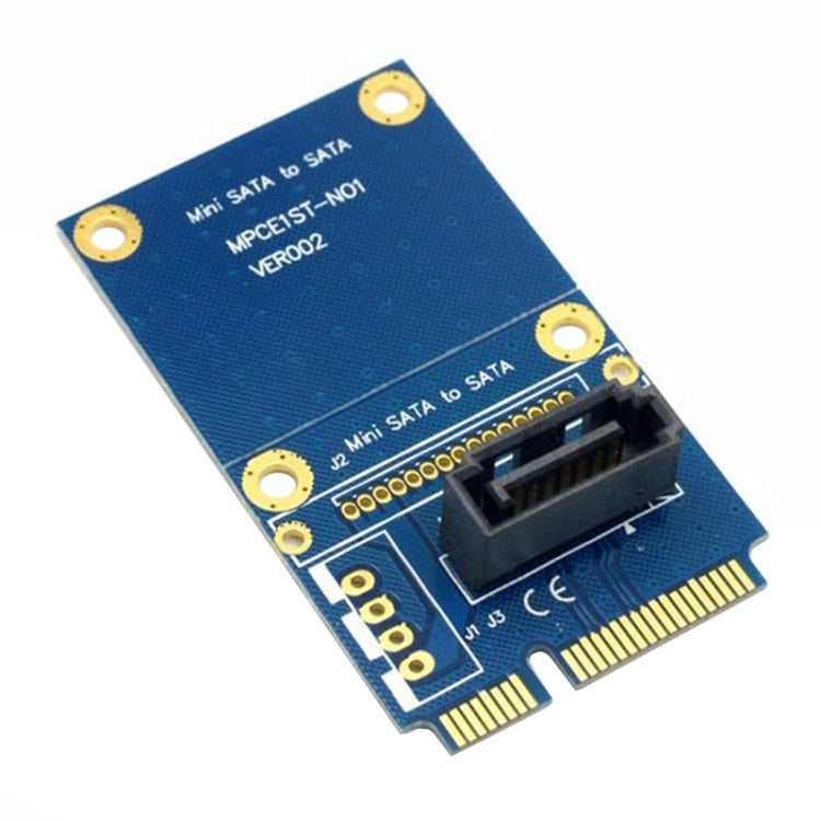 MINI SATAから7ピンSATA ミニPCI-E HDDハードディスクドライブ拡張アダプターカード