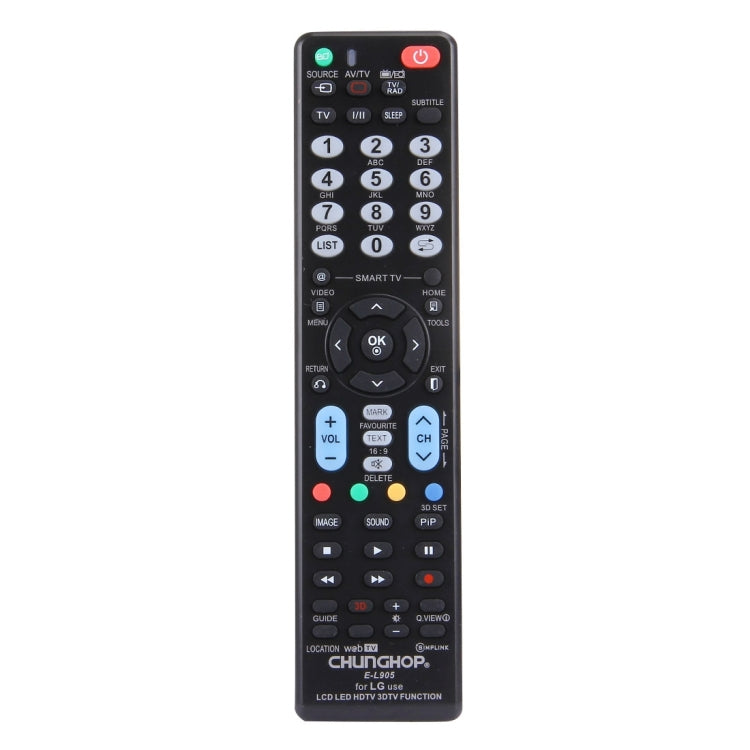 CHUNGHOP E-L905 ユニバーサルリモコン LG LED LCD HDTV 3DTV用 LGテレビ用