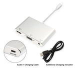 3in1 8ピンからHDMI / VGA / オーディオアダプター