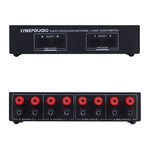 B822 Passive Speaker Switch 2 Channel Power Amplifier Audio Switch Loudspeaker,  2 Input and 2 Output