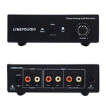 B855 LINEPAUDIO 電話用プレフォノグラフ信号増幅器 補助入力と音量調整付き