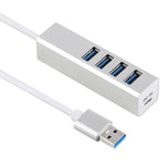 5Gbpsスーパースピードセルフ / バスパワー4ポートUSB 3.0ハブ、USB