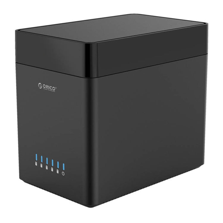 ORICO DS500U3 3.5インチ5ベイ磁気タイプUSB 3.0ハードドライブエンクロージャー 青色LEDインジケーター付き、USB 3.0