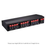 LINEPAUDIO B898 6方向ステレオスピーカー／アンプ比較器 双方向選択スイッチ切替器