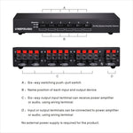 LINEPAUDIO B898 6方向ステレオスピーカー／アンプ比較器 双方向選択スイッチ切替器