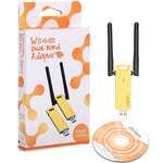 AC1200Mbps 2.4GHz & 5GHz デュアルバンド USB 3.0 WiFiアダプター 外付けネットワークカード 2本外部アンテナ付き, AC1200Mbps USB 3.0
