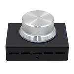 OT-U001 USB ボリュームコントロール PCコンピュータースピーカー音量調整ノブ、OT-U001（ブルー）、OT-U001（ブラック）