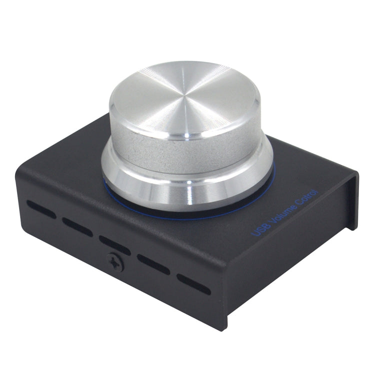 OT-U001 USB ボリュームコントロール PCコンピュータースピーカー音量調整ノブ、OT-U001（ブルー）、OT-U001（ブラック）