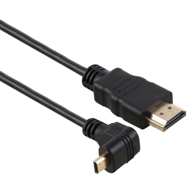 30cm 4K HDMI オス - マイクロHDMI 逆角度オス 金メッキコネクターアダプターケーブル、30cm 逆角度