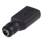 USB メスから5.5 x 2.1mm メスプラグアダプターコネクター、USB メスから5.5 x 2.1mm