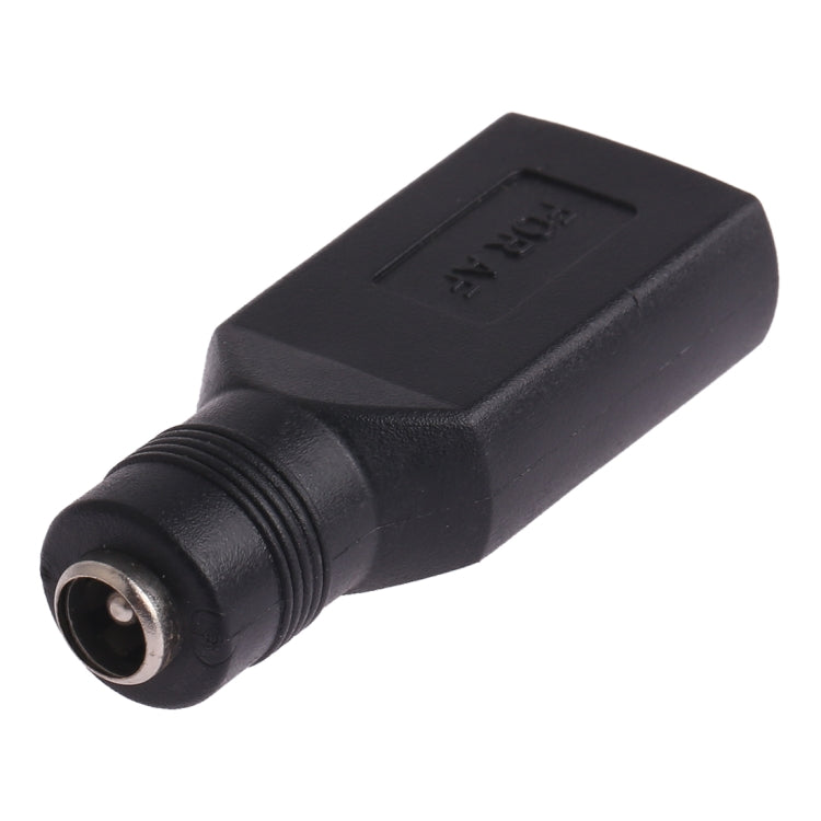 USB メスから5.5 x 2.1mm メスプラグアダプターコネクター、USB メスから5.5 x 2.1mm