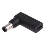 USB-C / Type-Cメスから7.4 x 5.0mmオスプラグエルボーアダプターコネクター（Dellノートパソコン用）、7.4 x 5.0mmエルボー（Dell）