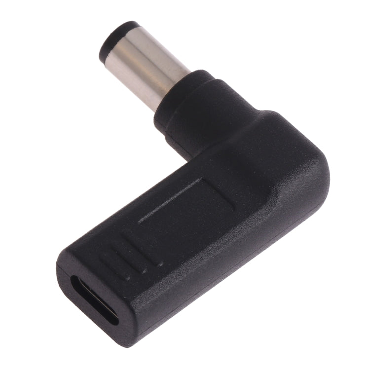 USB-C / Type-Cメスから7.4 x 5.0mmオスプラグエルボーアダプターコネクター（Dellノートパソコン用）、7.4 x 5.0mmエルボー（Dell）