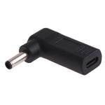 USB-C / Type-Cメスから4.5 x 3.0mmオスプラグ エルボーアダプターコネクター 4.5 x 3.0mmエルボー ブラック、4.5 x 3.0mmエルボー ブルー