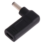USB-C / Type-Cメスから4.5 x 3.0mmオスプラグ エルボーアダプターコネクター 4.5 x 3.0mmエルボー ブラック、4.5 x 3.0mmエルボー ブルー