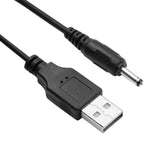 1.5m USBからDC 3.5mm電源スプリングコイルケーブル、AMからDC 3.5mm、長さ：1.5m