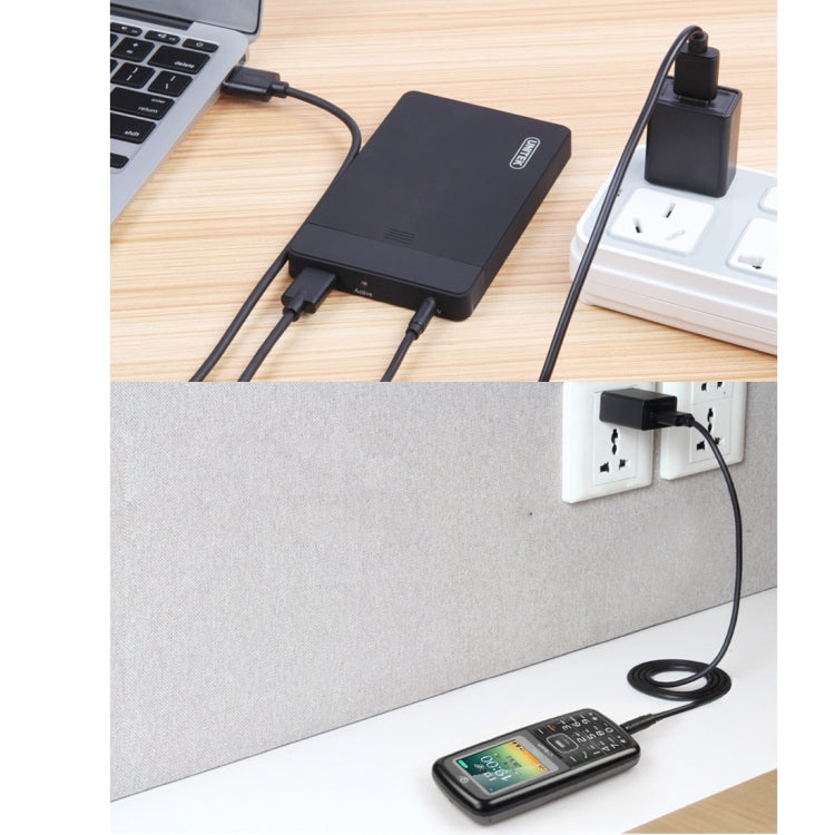 1.5m USBからDC 3.5mm電源スプリングコイルケーブル、AMからDC 3.5mm、長さ：1.5m