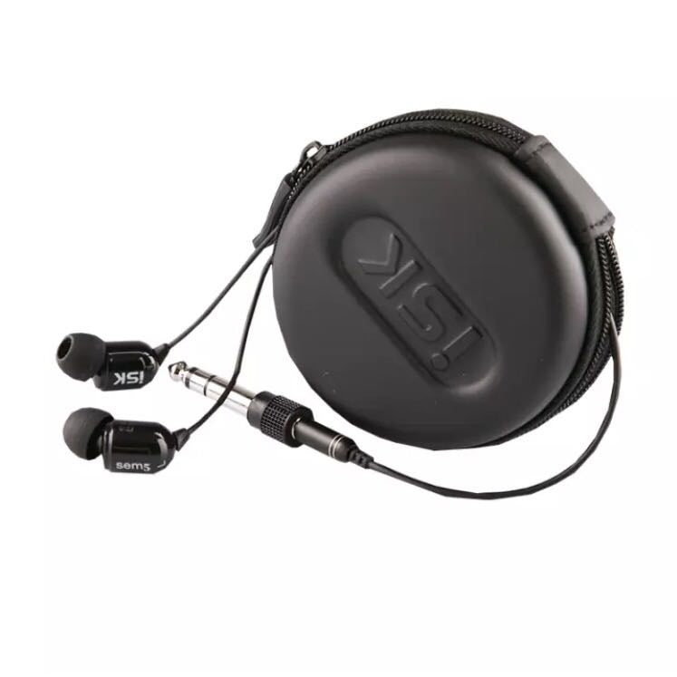 ISK SEM5 3.5mm HiFiステレオインイヤーモニターイヤホン 電話・パソコン・ネットワーク・カラオケ用ヘッドホン