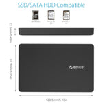 ORICO 2588US3 USB3.0外付けハードディスクボックス 2.5インチSATA HDD / SSD 9.5mm ノートPC用