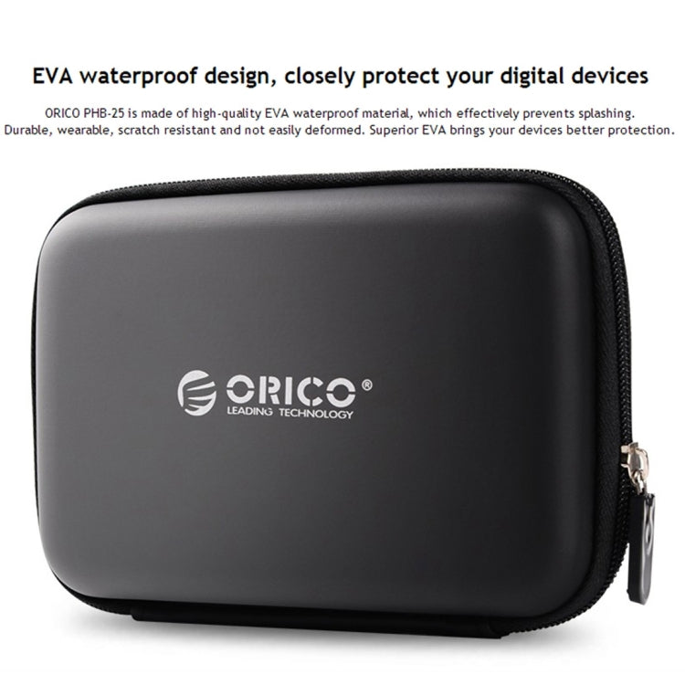 ORICO PHB-25 2.5インチ SATA HDD ケース ハードドライブディスク保護カバー ボックス