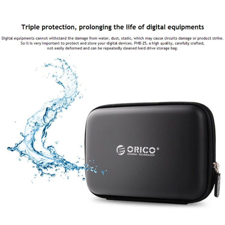 ORICO PHB-25 2.5インチ SATA HDD ケース ハードドライブディスク保護カバー ボックス