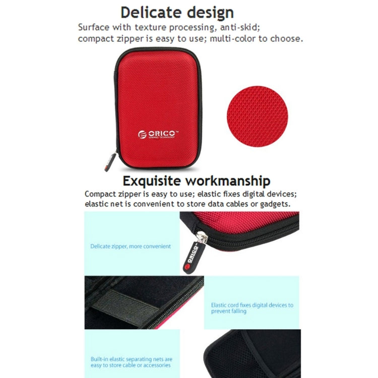 ORICO PHD-25 2.5インチ SATA HDD ケース ハードドライブディスク保護カバー ボックス