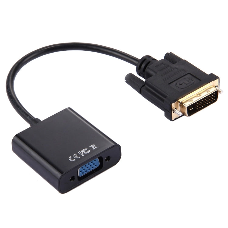 DVI-D 24+1ピン オス to VGA 15ピン HDTVアダプターコンバーター、DVI-D 24+1ピン