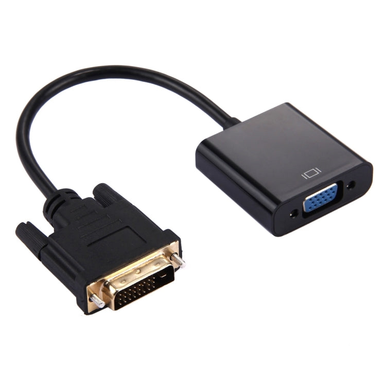 DVI-D 24+1ピン オス to VGA 15ピン HDTVアダプターコンバーター、DVI-D 24+1ピン