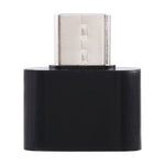 プラスチック製 USB-C / Type-C オスからUSB 2.0 メス OTGデータ転送充電アダプター