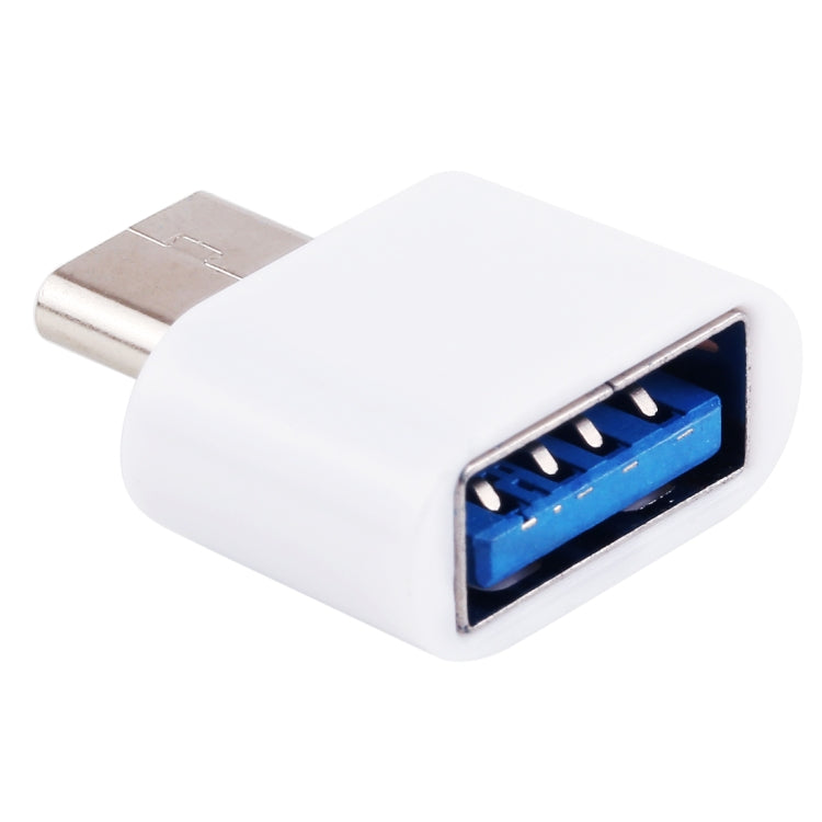 プラスチック製 USB-C / Type-C オスからUSB 2.0 メス OTGデータ転送充電アダプター