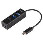 2in1 USB 3.1 USB-C / タイプC to USB 2.0 コンボ 3ポートハブ + TFカードリーダー、3ポートUSB+TFカード