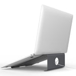 ノートパソコン用アルミ冷却スタンド、Mac Air、Mac Pro、iPad、その他11-17インチ対応、アルミスタンド シルバー、グレー、ゴールド