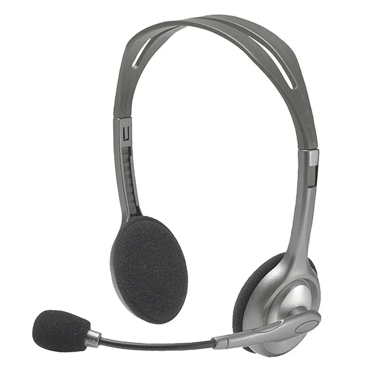 ロジクール H110 デュアル3.5mmオーディオプラグ ステレオヘッドセット、H110