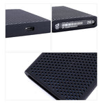PT500 傷防止オールインワンポータブルハードドライブ用シリコン保護ケース Samsung ポータブルSSD T5対応、通気口付き、赤、白、黒、青