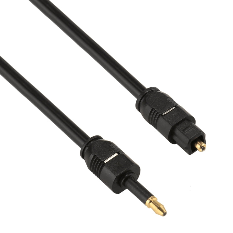 1m OD4.0mm トスリンク オス-3.5mm ミニトスリンク オス デジタル光オーディオケーブル、長さ：1m