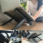NEXSTANDノートパソコン高さ延長ホルダースタンド 折りたたみ式ポータブルコンピュータ放熱ブラケット、サイズ：27x3.9x3.6cm