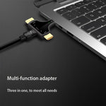D62A DisplayPort + Mini DP + HDMI オス to HDMI メス 3-in-1 アダプター, D62A