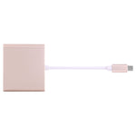 USB-C / Type-C 3.1 オスからUSB-C / Type-C 3.1 メス＆HDMI メス＆USB 3.0 メスアダプター、Type-C+USB+HDMI (J)、Type-C+USB+HDMI (G)、Type-C+USB+HDMI (B)、Type-C+USB+HDMI (S)