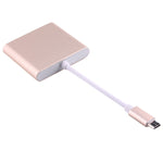 USB-C / Type-C 3.1 オスからUSB-C / Type-C 3.1 メス＆HDMI メス＆USB 3.0 メスアダプター、Type-C+USB+HDMI (J)、Type-C+USB+HDMI (G)、Type-C+USB+HDMI (B)、Type-C+USB+HDMI (S)