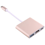 USB-C / Type-C 3.1 オスからUSB-C / Type-C 3.1 メス＆HDMI メス＆USB 3.0 メスアダプター、Type-C+USB+HDMI (J)、Type-C+USB+HDMI (G)、Type-C+USB+HDMI (B)、Type-C+USB+HDMI (S)