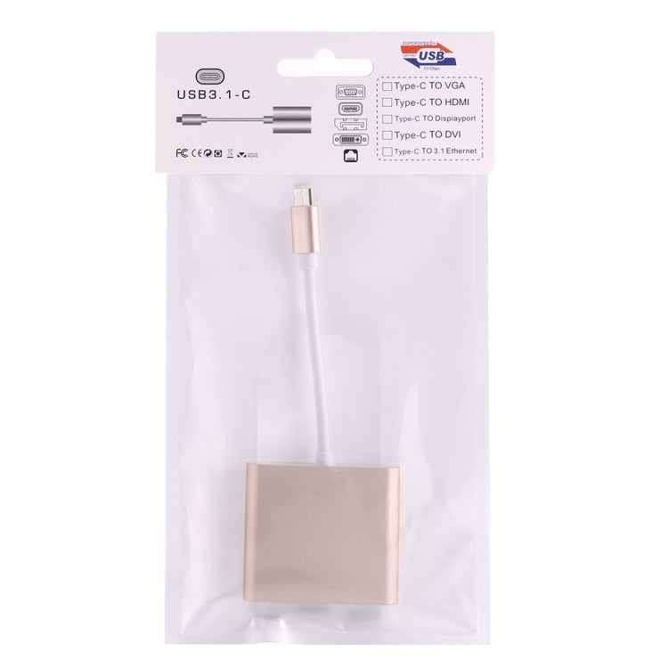 USB-C / Type-C 3.1 オスからUSB-C / Type-C 3.1 メス＆HDMI メス＆USB 3.0 メスアダプター、Type-C+USB+HDMI (J)、Type-C+USB+HDMI (G)、Type-C+USB+HDMI (B)、Type-C+USB+HDMI (S)