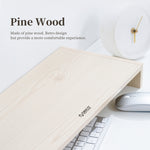ORICO MSR-02-WD-BP 木目調 コンピューターモニターホルダー、サイズ：50 x 20 x 13.5cm