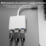 V125 USB-C / Type-C オスからPD＋HDMI＋USB 3.0 メス 3-in-1 コンバーター、3-in-1