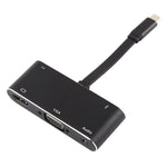 V126 USB-C / Type-C オスからPD＋HDMI＋VGA＋オーディオ＋USB 3.0 メス 5-in-1 コンバーター、5-in-1