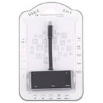 V126 USB-C / Type-C オスからPD＋HDMI＋VGA＋オーディオ＋USB 3.0 メス 5-in-1 コンバーター、5-in-1