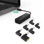 ノートパソコン用電源アダプター 65W USB-C / Type-C コンバーター 6-in-1 電源アダプター