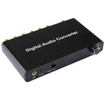 2CH デジタルオーディオデコーダーコンバーター 光Toslink SPDIF 同軸対応 ホームシアター / PS4 / PS3 / XBOX360用、音量調節対応、AC-3、DTS対応