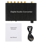 2CH デジタルオーディオデコーダーコンバーター 光Toslink SPDIF 同軸対応 ホームシアター / PS4 / PS3 / XBOX360用、音量調節対応、AC-3、DTS対応